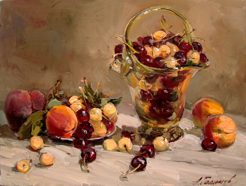 Painting Azat Galimov.Dessert.