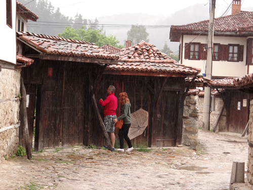 Desislava Radova and Lachezar Radov.Photos from the plein air Bulgaria 2013. Koprivshtitsa.