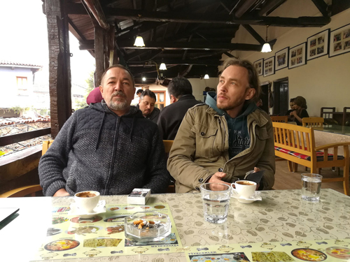  Ildar Ahmetvaliev and Sergei lyubimov. Plein air in Turkey 2018. Cumalikizik.