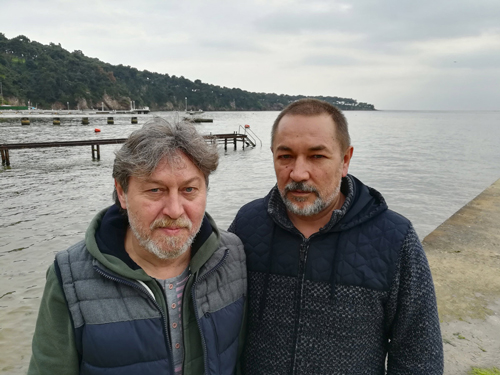  Azat Galimov and Ildar Ahmetvaliev. Plein air in Turkey 2018. Buyukada.