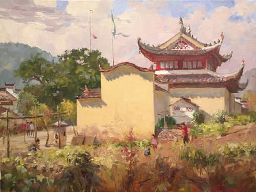 Painting Azat Galimov, written in China.town Tongchuan