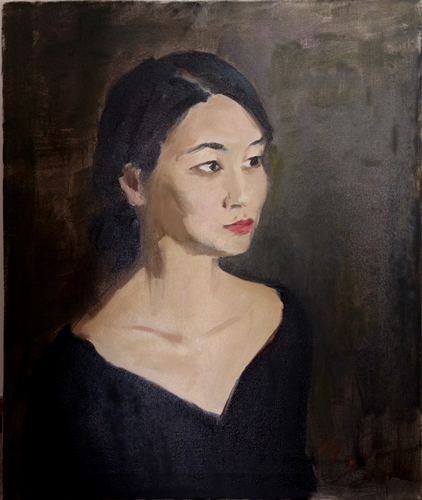 Portrait Schao Dean by Vladimir Chudnov.