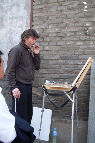 Azat Galimov in China. Pingyao.