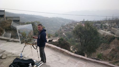Azat Galimov in China. Plein Air in Shanxi Province