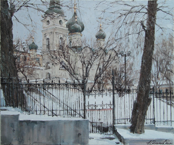 Painting by the artist Azat Galimov for sale. Views of Moscow