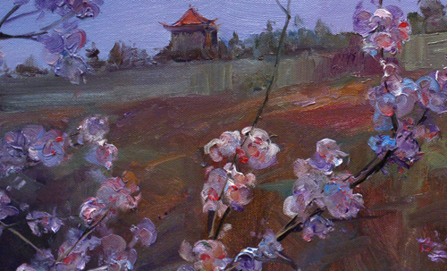 Fragment painting Azat Galimov  