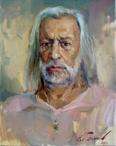 Painting A.Galimov Hari. Portrait of a V.Modestov. Varna.