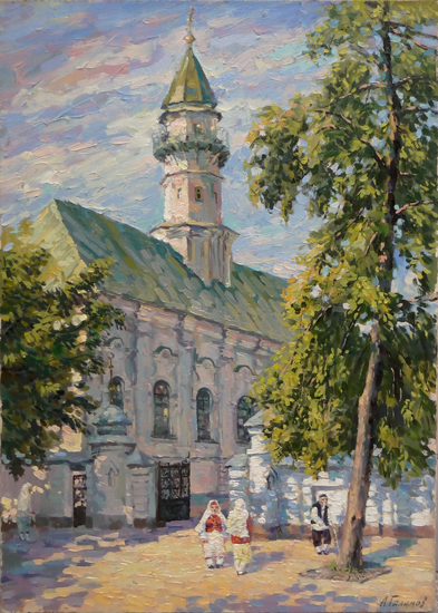 Painting by Azat Galimov. Al Marjani. Kazan.