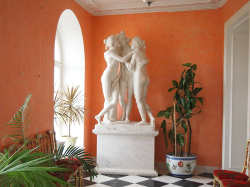 The interiors of the estate of Maryino.