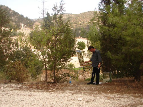 Фото с пленэра Кипр 2010.