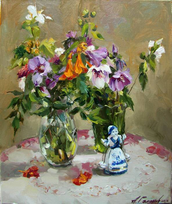 Продажа картин Азата Галимова. Цветы и натюрморты.