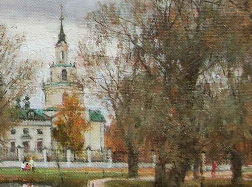 Fragment of painting by Azat Galimov 