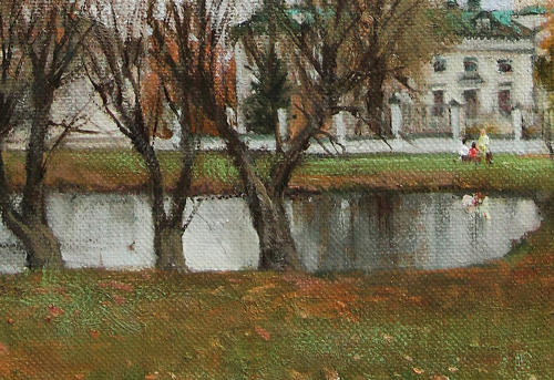 Fragment of painting by Azat Galimov 