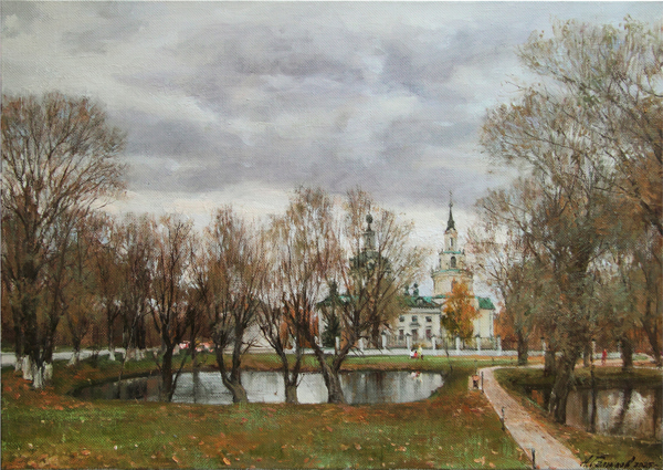 Artworks by Azat Galimov for sale, Charm for the eyes... Autumn in Bolshoe Boldino.
