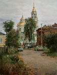 Sale of paintings by Azat Galimov. City of Elabuga