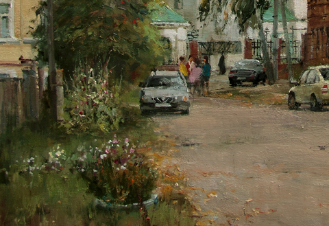 Фрагмент картины Азата Галимова 