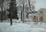 Sale of paintings by Azat Galimov. City of Elabuga