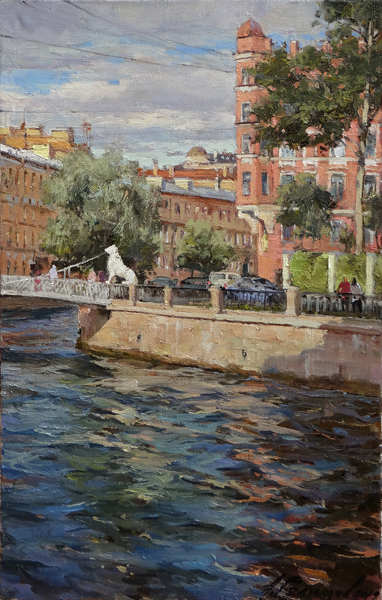 Картина художника Азата Галимова на продажу. Санкт-Петербург