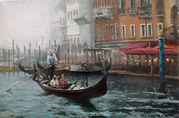 Продажа Картин художника Азата Галимова на тему Венеции