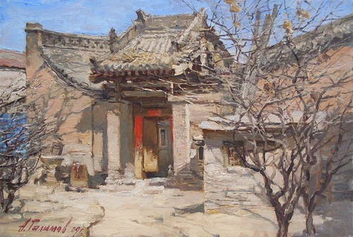 Azat Galimov. artwork Spring in Pingyao.