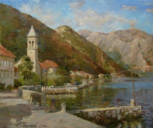 Painting.Montenegro. Stoliv.