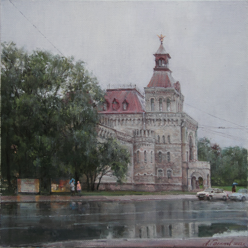Painting by Azat Galimov. ArtworkIn memory of the Generalissimo. A.V. Suvorov Museum, St. Petersburg.
