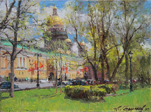 Paintings by Azat Galimov. Spring celebration