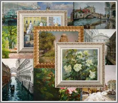 Sale of paintings. Azat Galimov. 