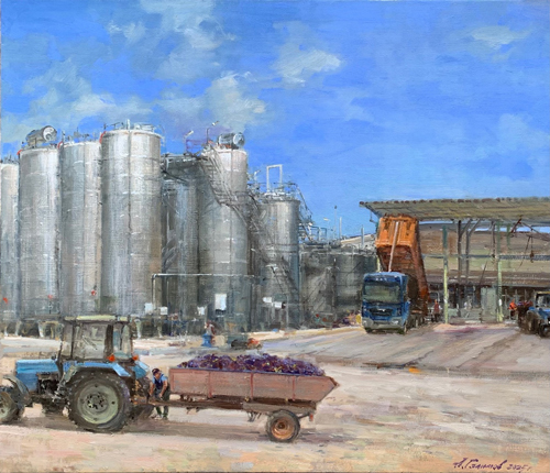 Painting by Azat Galimov.Fanagoria Winery. Weekdays.