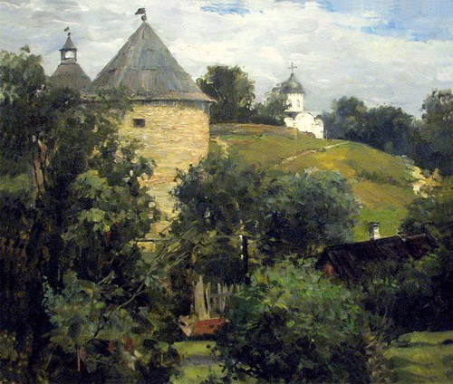Painting Galimov Azat.Old Ladoga 2.